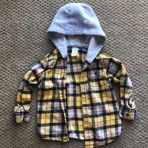 Carters Flannel Hoodie